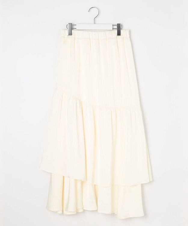 Feroux 【セットアイテム】裏毛プルオーバー×ランダムプリーツ スカート ネイビー系