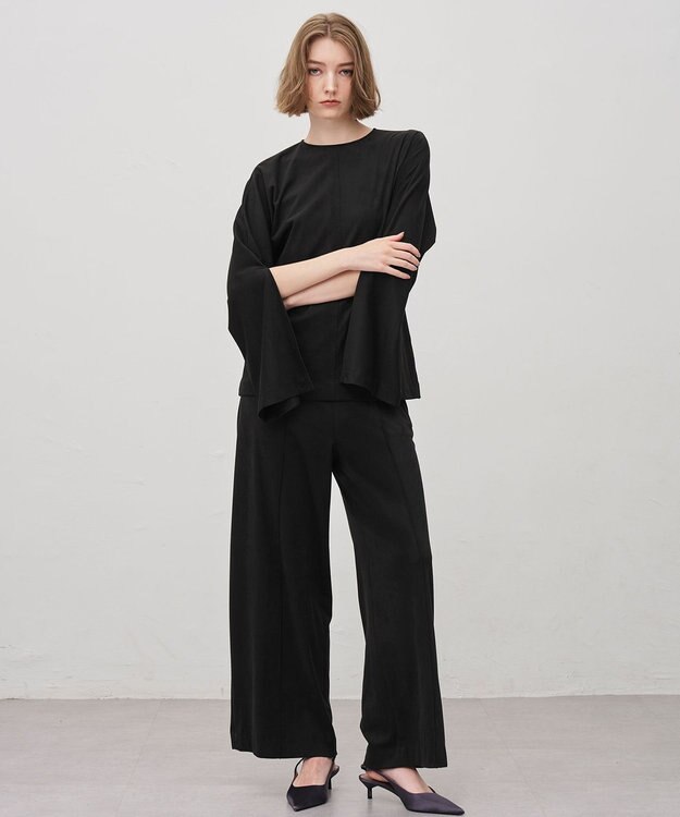 uncrave スウェード ドルマントップス ブラック