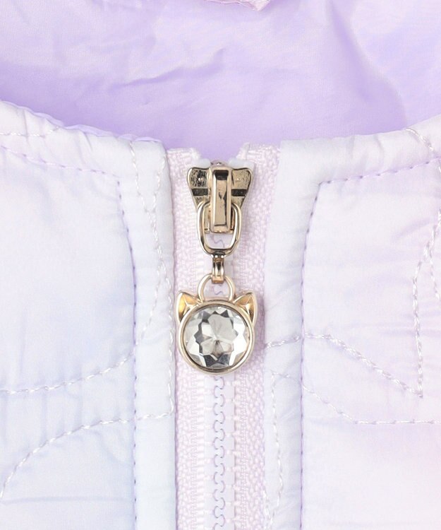 ANY KIDS 【ドッキング可能】ネコキルトブルゾン レインボー