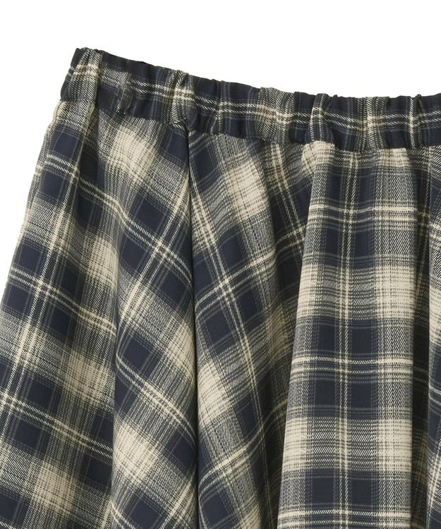 AMERICAN HOLIC チェックレイヤードスカート Navy