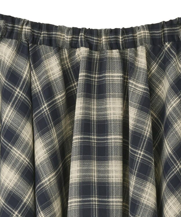 AMERICAN HOLIC チェックレイヤードスカート Navy