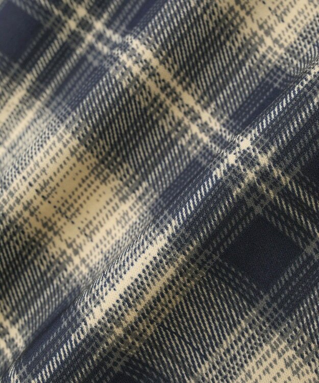 AMERICAN HOLIC チェックレイヤードスカート Navy