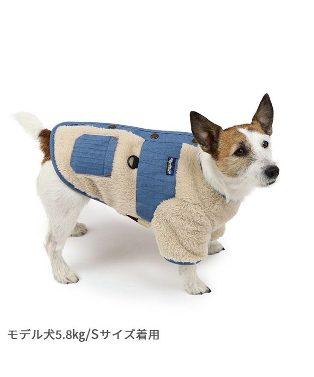 PET PARADISE ペットパラダイス デニム ボア ジャケット デニム 小型犬 ブルー
