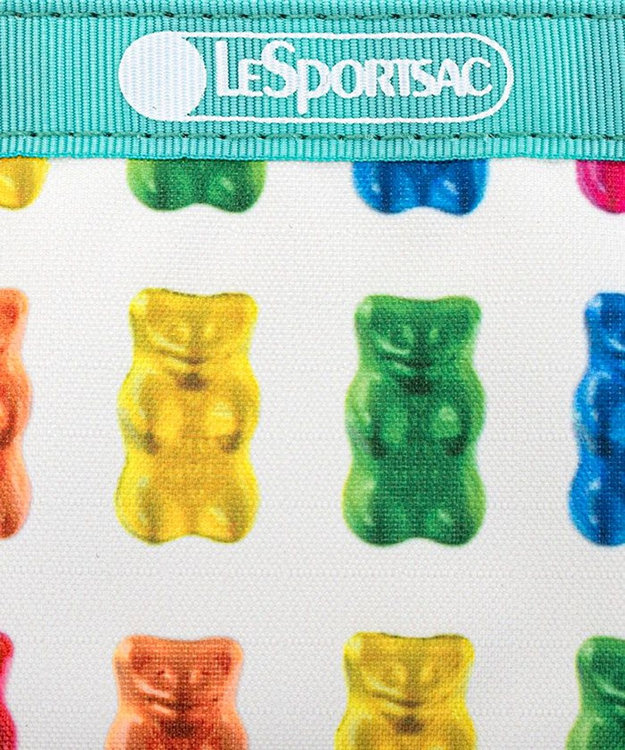 【タグ付】レスポートサック 3ZIP COSMETIC ハリボーゴールドベアーズ 3ZIP COSMETIC/ハリボーゴールドベアーズミント / LeSportsac