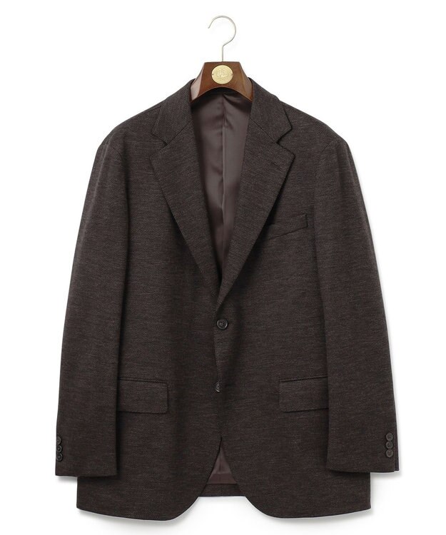 J.PRESS MEN 【KING SIZE】【セットアップ対応】SOFAニット ハイグレードジャージ ジャケット ダークブラウン系8