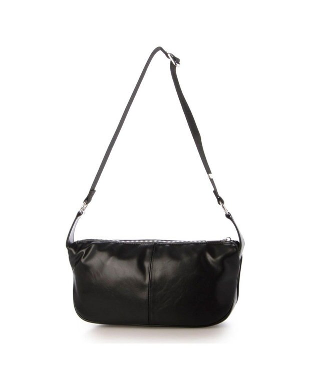 UNBILLION カシュカシュ cachecache / 横長ソフトショルダーバッグ ブラック