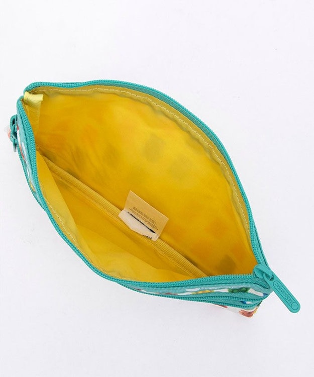 【タグ付】レスポートサック 3ZIP COSMETIC ハリボーゴールドベアーズ 3ZIP COSMETIC/ハリボーゴールドベアーズミント / LeSportsac