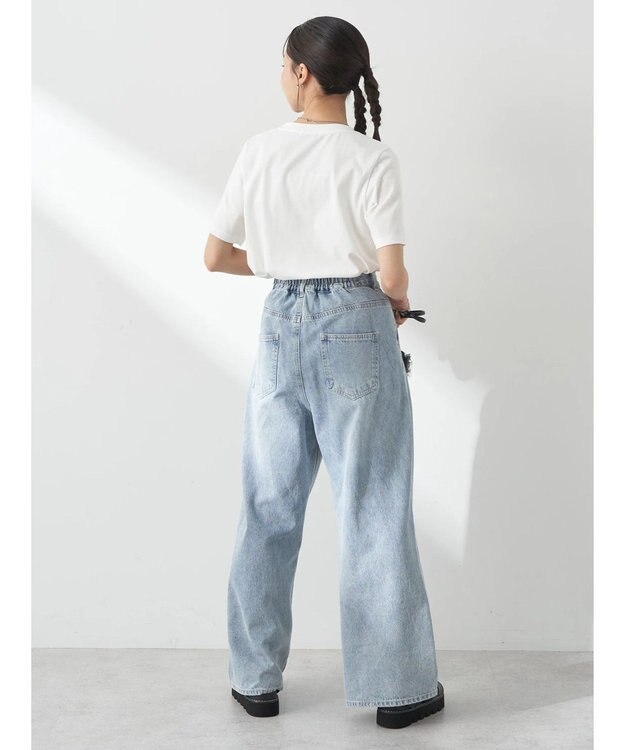 earth music&ecology ロゴソリッドミニマルＴシャツ Off White