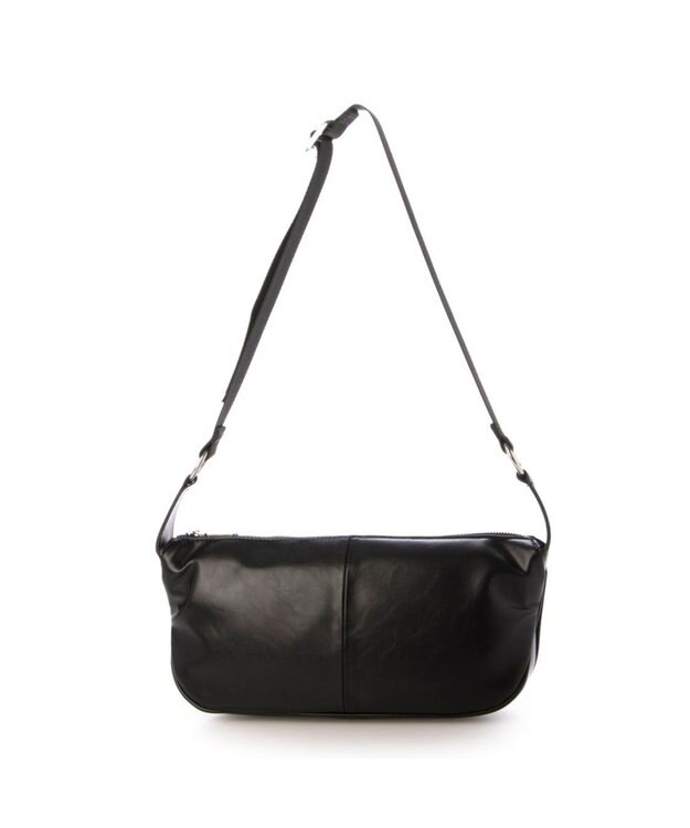 UNBILLION カシュカシュ cachecache / 横長ソフトショルダーバッグ ブラック