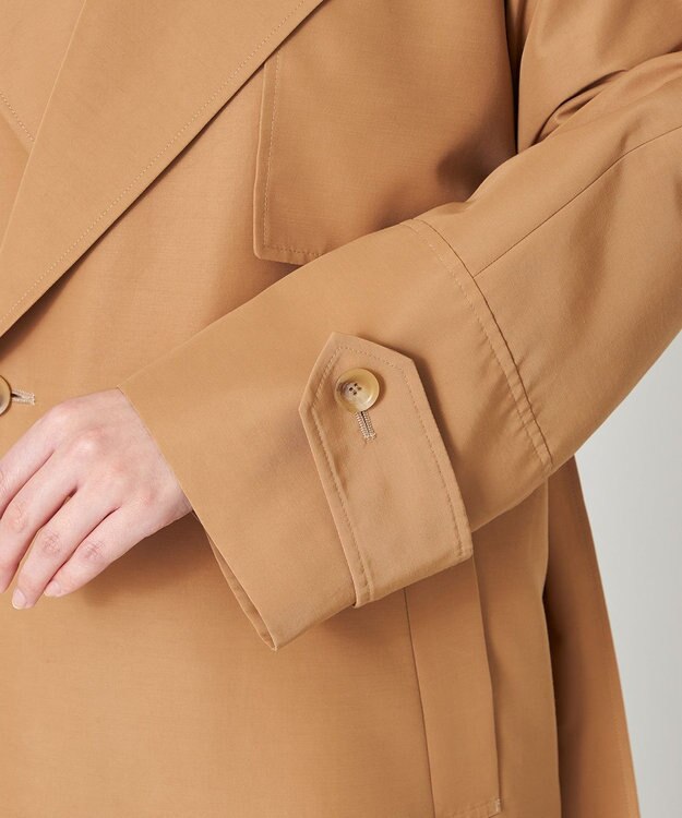 NAVE 【ReNAVE・セットアップ可/撥水加工/防シワ】ポリエステルタッサー コート キャメル系