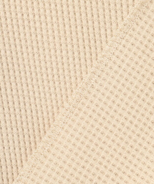 23区 【SLOW/洗える】ワッフルジャージー カットソー ベージュ系