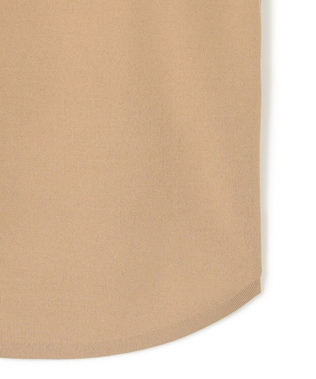 ICB L 【洗える】VISスムースニットタンクトップ チノベージュ系