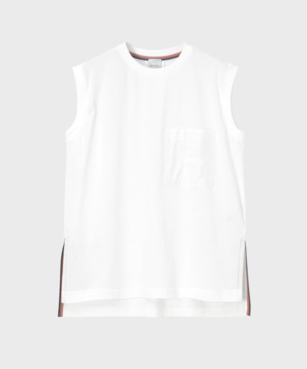 Paul Smith バック プリーツ ノースリーブ ホワイト