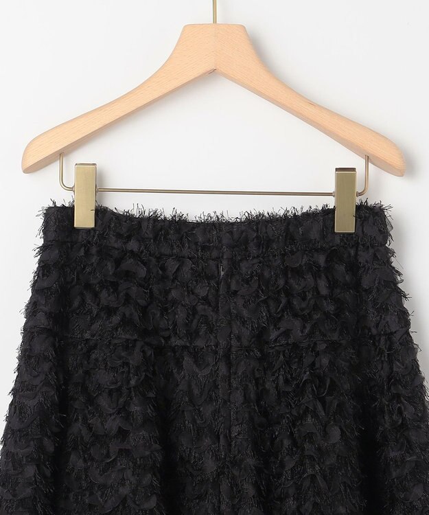 組曲 L ペタルチュール スカート ブラック系