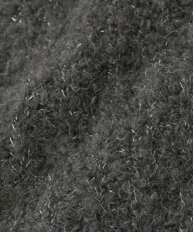 earth music&ecology ＭＩＸカラーブークレニットビスチェ Charcoal Gray