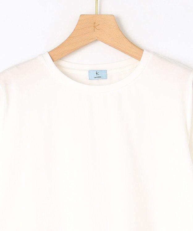 組曲 ペプラムレイヤード 長袖Tシャツ アイボリー系