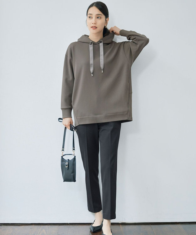 自由区 S 【洗える】コットンダンボール フーディ カーキ