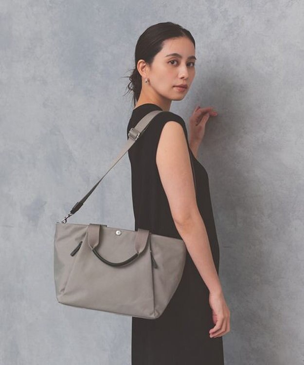 TOPKAPI 【Breath TOPKAPI】SLANT スラント ナイロン ユーティリティ 2way トートバッグ　軽量 グレー