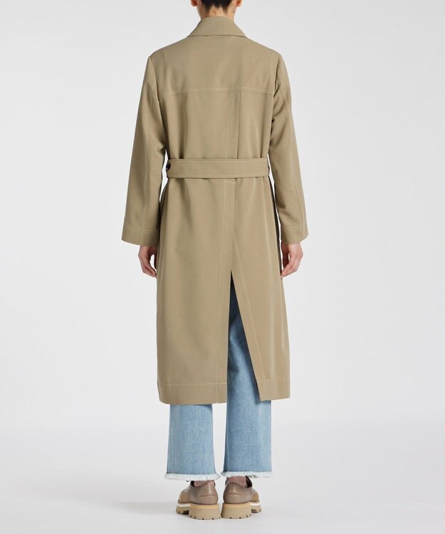 Paul Smith スリット トレンチコート カーキ
