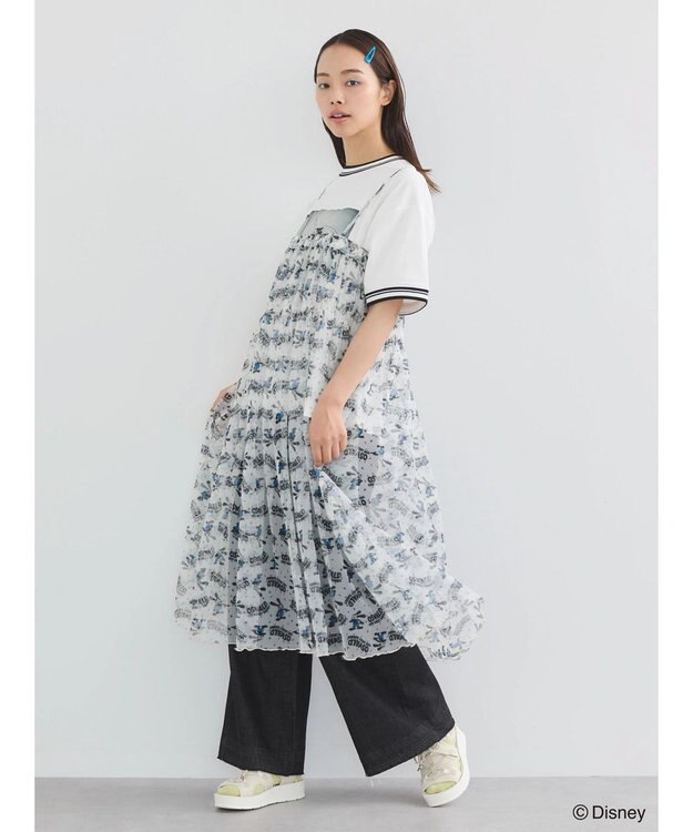 Green Parks オズワルド／２ＷＡＹ　シアーキャミワンピース Ivory