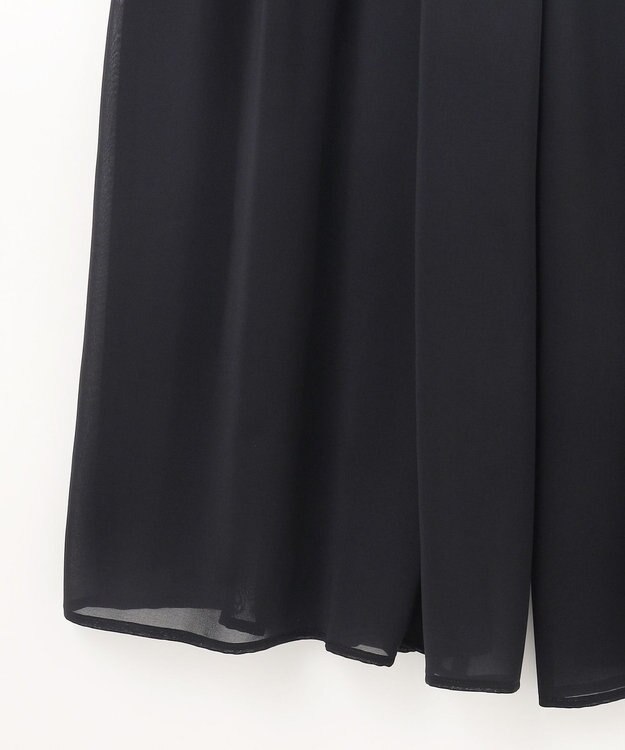 GRACE CONTINENTAL シアープリーツパンツ ブラック