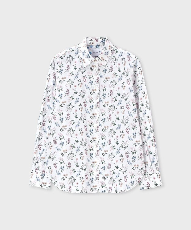 Paul Smith リバティプリント 長袖シャツ ピンク