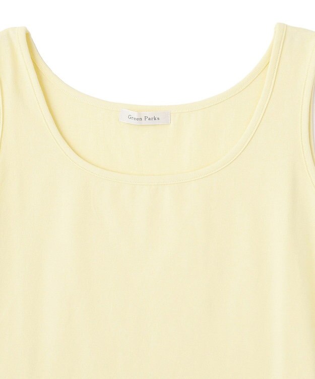 Green Parks ＳＥＴ２点Ｖネックブラウス＋タンクトップ Yellow