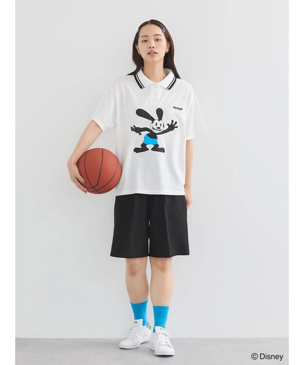 Green Parks オズワルド／ラインポロシャツ White