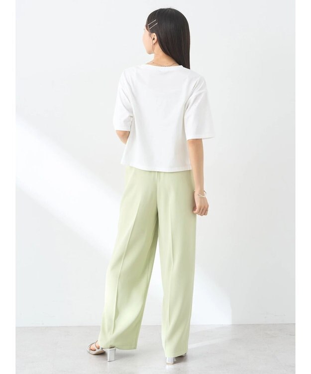 earth music&ecology キラキララインストーンプルオーバー Ivory