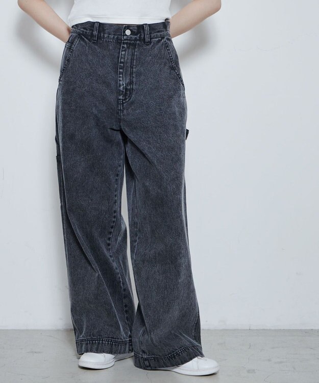 WEGO ルーズペインターパンツ ブラックその他