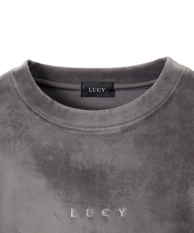 WEGO 【ユニセックス着用ITEM】マイクロシャギーワンポイントプルオーバー ダークグレー