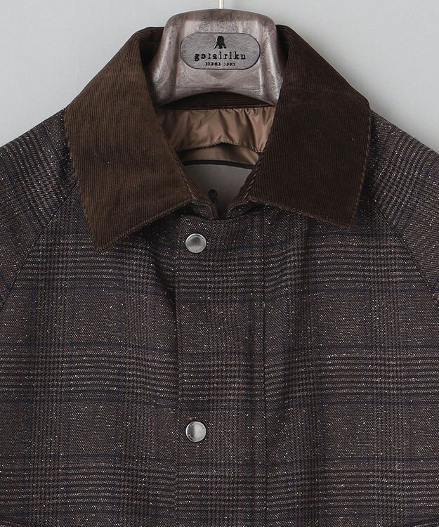 GOTAIRIKU 【山栄毛織】ウール×シルクハンティングジャケット ダークブラウン系4