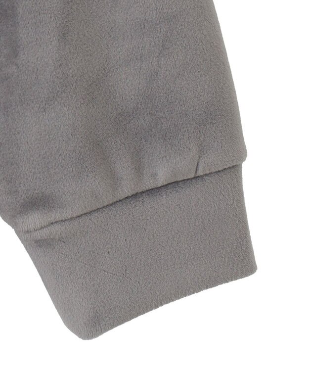 WEGO 【ユニセックス着用ITEM】マイクロシャギーワンポイントプルオーバー ダークグレー