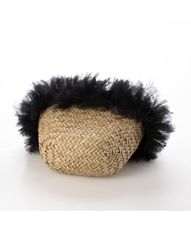 UNBILLION カカトゥ kakatoo / チュールフリンジカゴバッグ ブラック