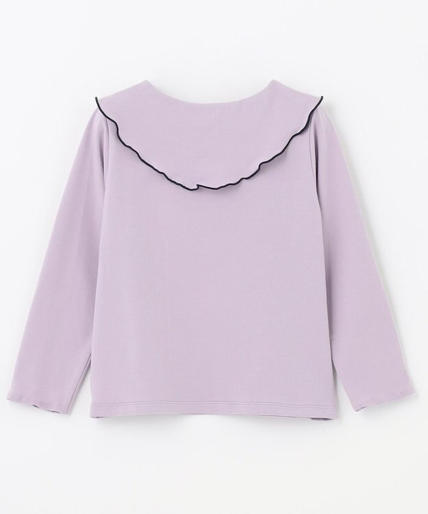 組曲 KIDS 【110-140cm】セーラーリボン Tシャツ ラベンダー系