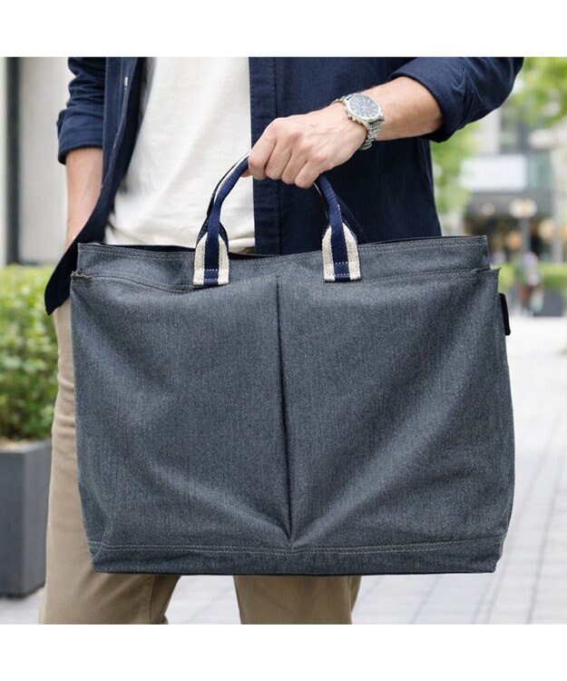 Regalo Felice 【A4サイズが入る / 色落ちしないデニム調生地】ヘルメットバッグ / REGALO DNV(ダークネイビー)