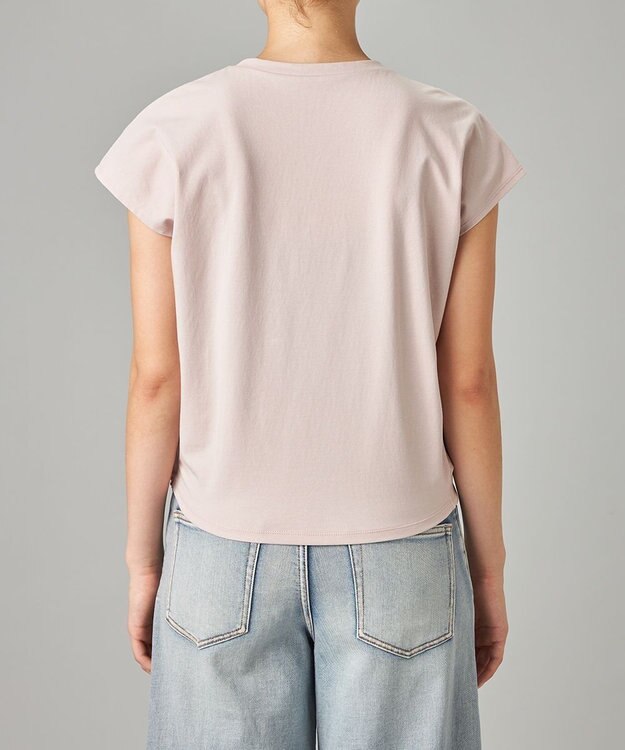 Chacott HandsomeCotton ドレープTシャツ グレイッシュローズ