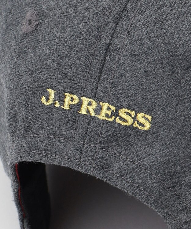 J.PRESS MEN ペピンサキソニー ロゴキャップ ライトグレー系