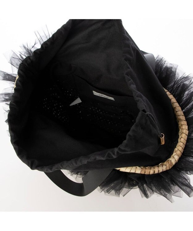 UNBILLION カカトゥ kakatoo / チュールフリンジカゴバッグ ブラック