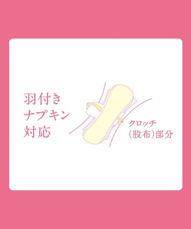 Wing サニタリーショーツ　ボーイレングスタイプ　羽付きナプキン対応　はきこみ丈ふかめ　ウイング／ワコール　EC8430 ブラック