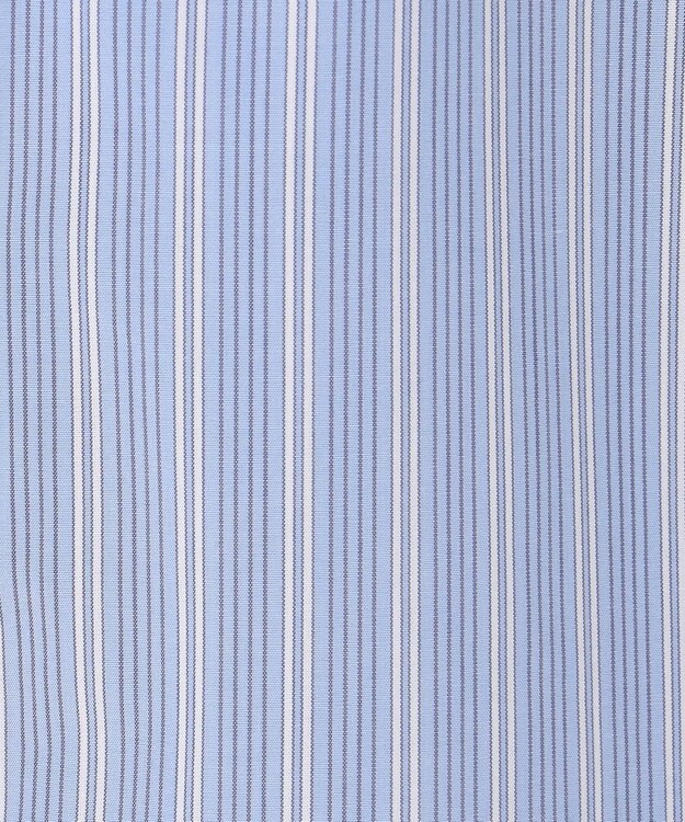 ANY オーバーサイズシャツ ブルーストライプ