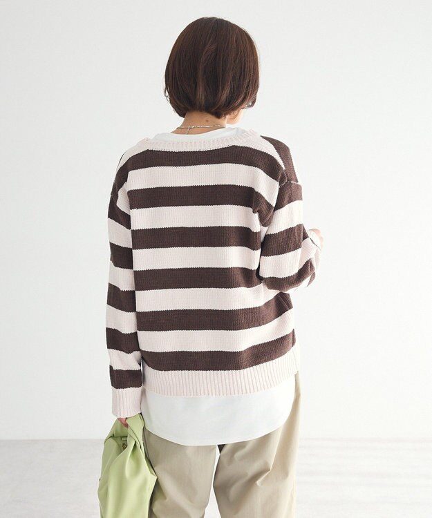 CRAFT STANDARD BOUTIQUE ヘンリーネックモールニットプルオーバー Pink