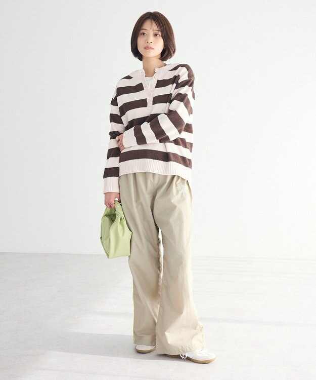 CRAFT STANDARD BOUTIQUE ヘンリーネックモールニットプルオーバー Pink