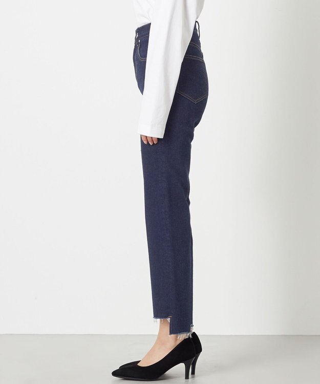 NAVE 【ReNAVE　洗える】ストレッチデニム ネイビー系