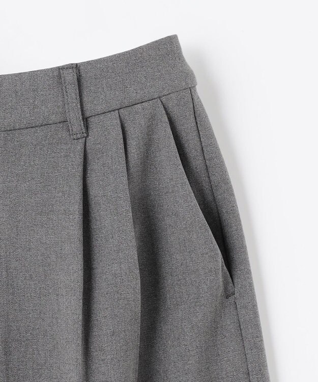 ANY 【LEE掲載/6サイズ展開/裏起毛/ウエストゴム】ウォームワイドパンツ チャコール