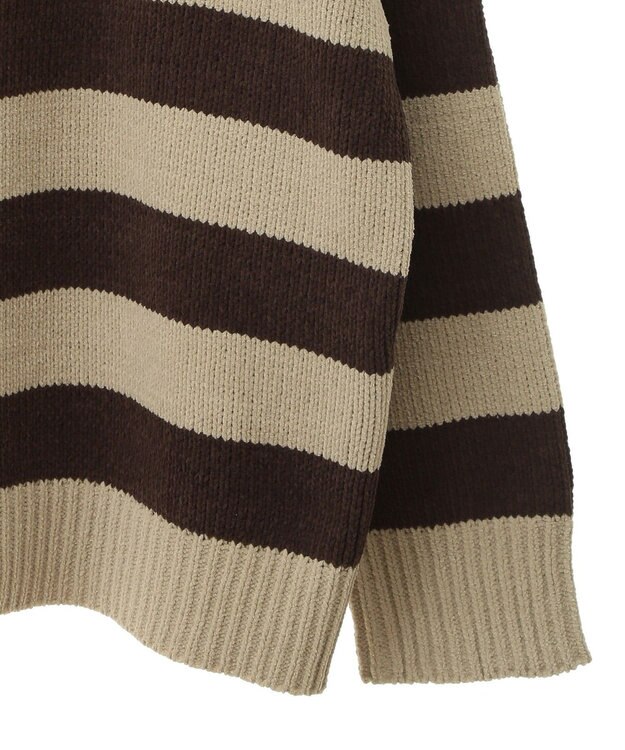 CRAFT STANDARD BOUTIQUE ヘンリーネックモールニットプルオーバー Khaki