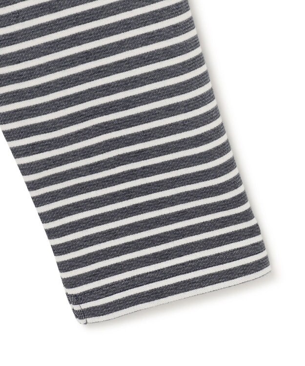 J.PRESS MEN ソフトＷフェイス ボーダーロングTシャツ ネイビー系7