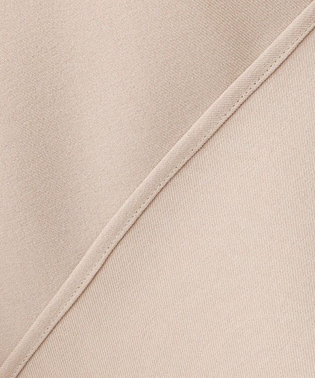 ANY SIS 【美人百花10月号掲載】カットソー×プリーツコンビ ジャンドレ ライトベージュ×チャコール