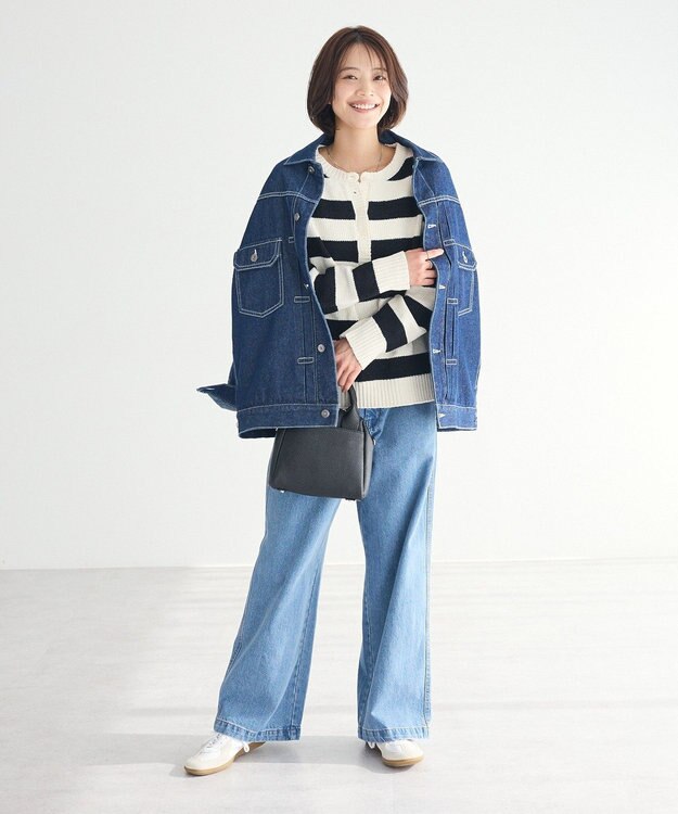 CRAFT STANDARD BOUTIQUE ヘンリーネックモールニットプルオーバー Ivory