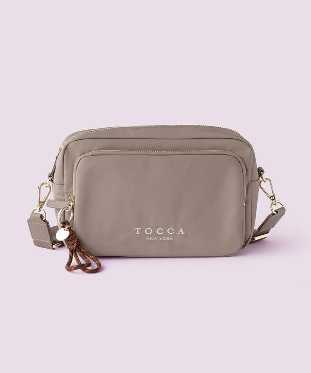 TOCCA CUSCINO POCHETTE ショルダーバッグ【WEB＆一部店舗限定・環境にやさしい素材】 ベージュ系